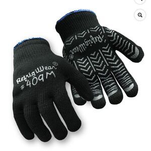 RefrigiWear Black and Blue Men's Gloves